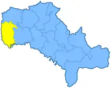 Location in the Podolia Governorate