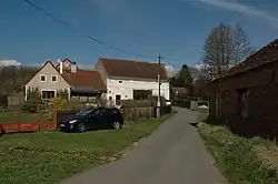 Houses by the road