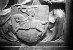 Vytis (Waykimas) on the tomb monument of Jogaila in the Wawel Cathedral