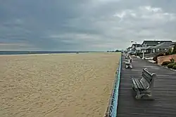 The boardwalk fronting Point Pleasant Beach