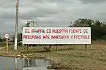 Political poster on Carretera