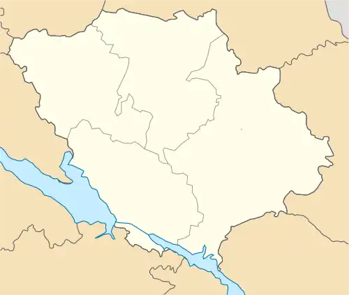 Pyriatyn is located in Poltava Oblast