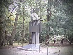 Monument to the victims of the former Nazi German subcamp of Stutthof