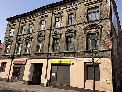 Main elevation on the street