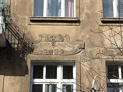 Art Nouveau motif details