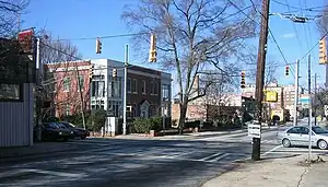 Corner of North Avenue and Highland Avenue