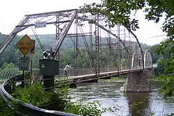 Pond Eddy Bridge over the Delaware River