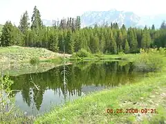 Pond below the Boulder Mountains