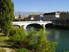 The Isère leaving Grenoble