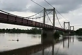 The suspension bridge