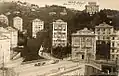 Villa Madre Cabrini, top right, seen from Ponte Caffaro in 1900