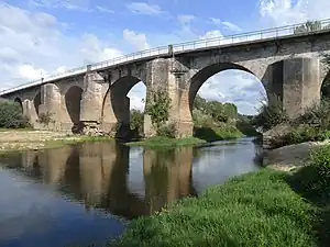 The Ponte do Cabeço do Vouga in Trofa, Segadães e Lamas do Vouga.