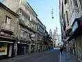 Section of the street near the Peregrina square