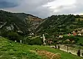 Zaovine village landscape