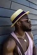 Image 187American man wearing a boater hat in 2017 (from 2010s in fashion)