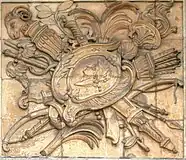 Detail - door of the arsenal of Toulon