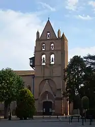 The church in Portet-sur-Garonne