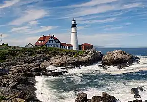 The Portland Head Light in Cape Elizabeth