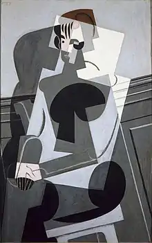 Juan Gris, October 1916, Portrait of Josette, oil on canvas, 116 x 73 cm, Museo Reina Sofia, Madrid