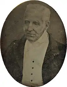 Arthur Wellesley, the Duke of Wellington, aged 74 or 75, made by Antoine Claudet in 1844.