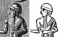 Portraits of Shulgi from his Nuska seal.