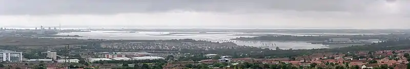 View over Portsmouth from Portsdown Hill