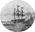 USS Cumberland at the Portsmouth Navy Yard, 1859