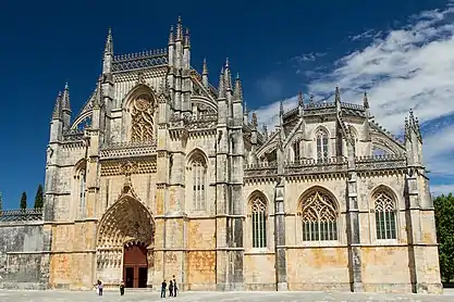 The Gothic Abbey Church of Batalha Monastery, Portugal