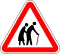 Elderly people crossing