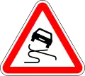 Slippery road