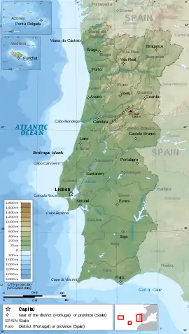 1909 Benavente earthquake is located in Portugal