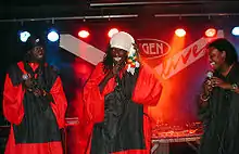 Positive Black Soul performing in Vienna, Austria (2003)