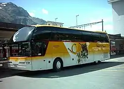 Image 88A postbus in St. Moritz (from Public transport bus service)