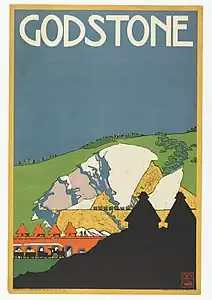 Poster, Godstone, for London Underground (1915)