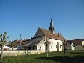 The church in Pouilly-sur-Saône