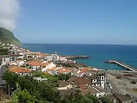 The shoreline of the parish of Povoação, where the first settlers to the island of São Miguel disembarked