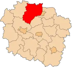 Location within the voivodeship