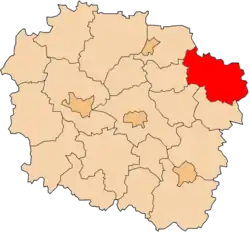 Location within the voivodeship