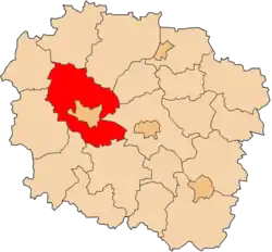 Location within the voivodeship