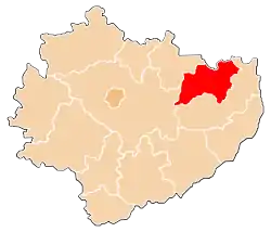 Location within the voivodeship