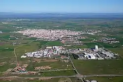 Aerial view of Pozoblanco.