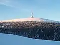 TV and observation tower on summit of Praděd