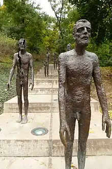 2002 Memorial to the Victims of Communism in Prague is the work of Olbram Zoubek and architects Jan Kerel and Zdeněk Holzel