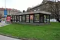 Entrance to the station on Vítězné náměstí (Victory Square)