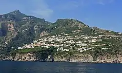 View of Vettica Maggiore, a frazione of Praiano.