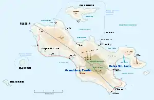 Map of Praslin