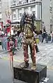 Living statue of a Predator in Edinburgh, Scotland