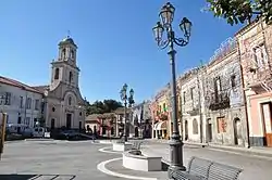 Piazza SS. Maria delle Grazie in the frazione of Presa.