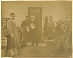 Local printers in their workshop, from the Presbyterian Assyrian community in Urmia, 1900