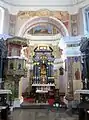 Arch and chancel of Saint Vitus' Church